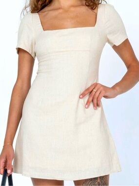 Princess Polly Summer/Spring White Mini Dress